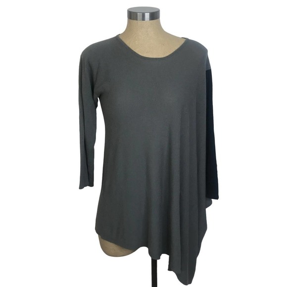 Bitte Kai Rand Gray and Black Asymetrical Tunic SZ 2 - Picture 1 of 6
